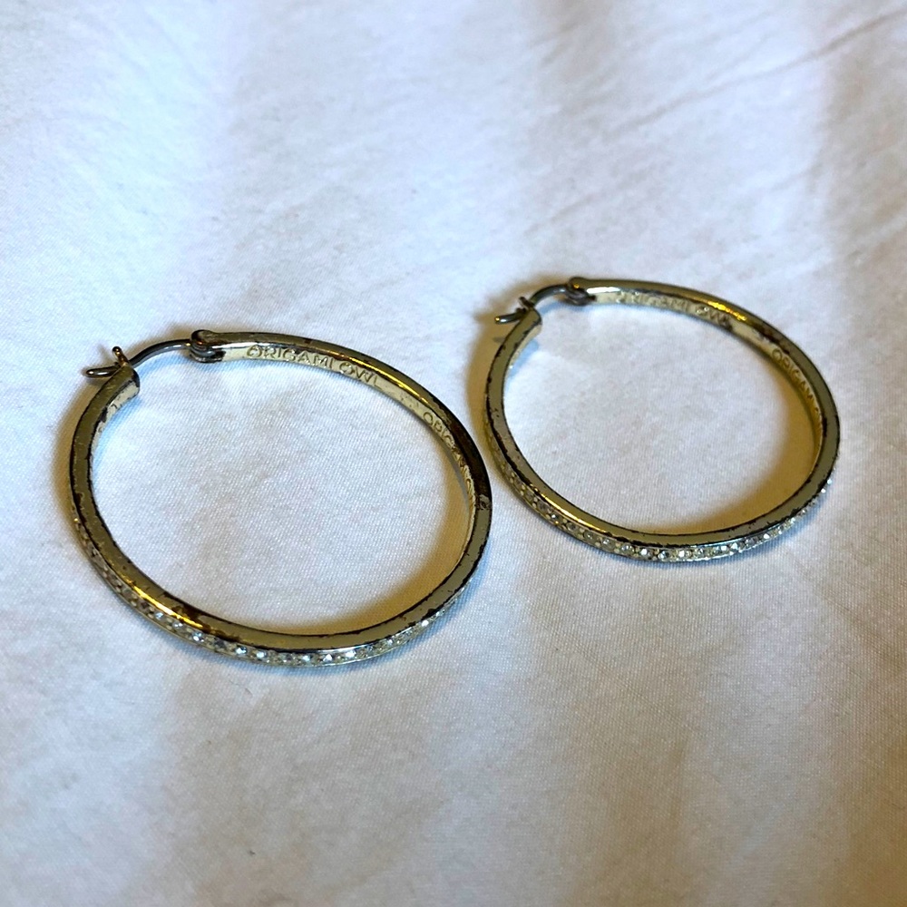 Silver Hoop Earrings